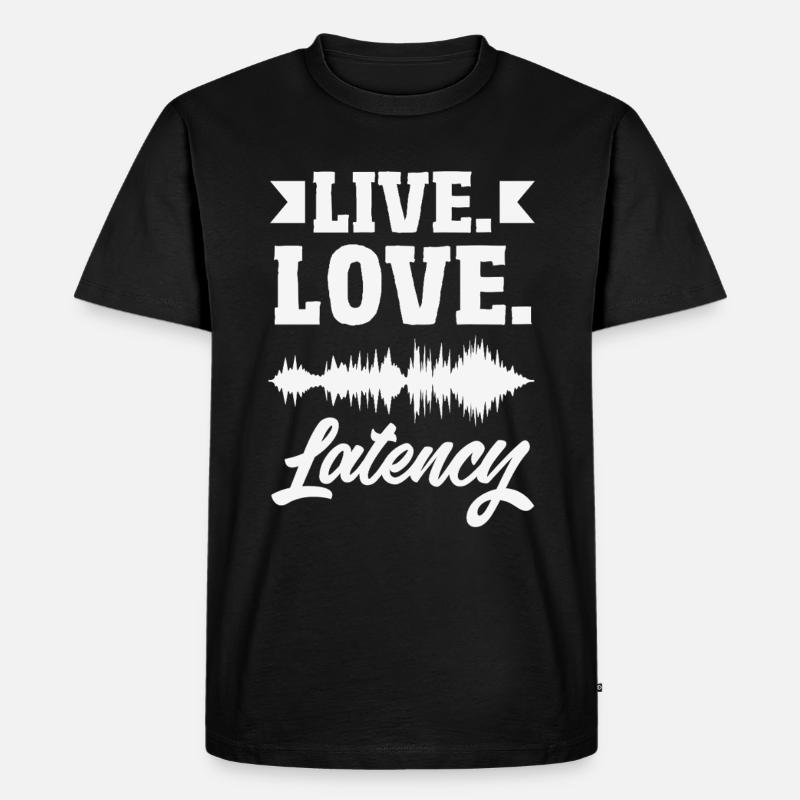 Lustiger Audiovisueller Techniker AV Tec - Männer Premium Bio T-Shirt - Schwarz