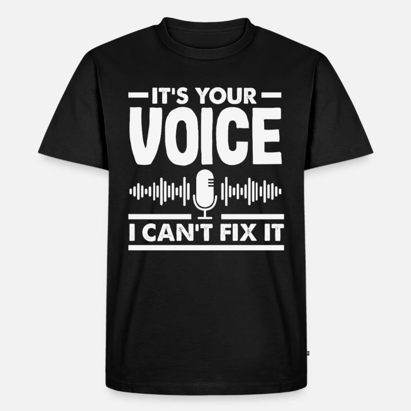 Lustiger Audiovisueller Techniker AV Tec - Männer Premium Bio T-Shirt - Schwarz