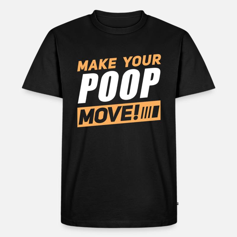 Funny Cooped Mir Badezimmer meme - Männer Premium Bio T-Shirt - Schwarz
