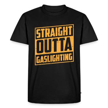 Véritable éclairage au gaz professionnel - T-shirt Premium bio Homme - noir - Devant - Nico (187cm)
