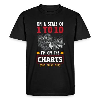 Chat Gras Gros Chat Humour Mème - T-shirt Premium bio Homme - noir - Devant - Nico (187cm)