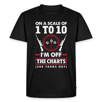 Chat Gras Gros Chat Humour Mème - T-shirt Premium bio Homme - noir - Devant - Nico (187cm)