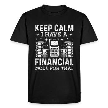 Funny quote tax advisor entrepreneur - Men's Premium Organic T-Shirt - black - Front - Nico (187cm)
