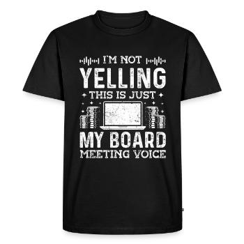 Funny quote tax advisor entrepreneur - Men's Premium Organic T-Shirt - black - Front - Nico (187cm)