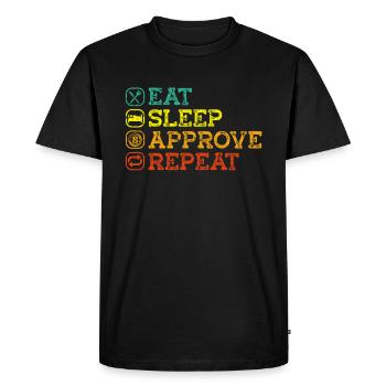 Funny quote tax advisor entrepreneur - Men's Premium Organic T-Shirt - black - Front - Nico (187cm)