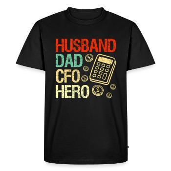 Funny quote tax advisor entrepreneur - Men's Premium Organic T-Shirt - black - Front - Nico (187cm)