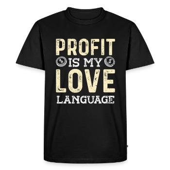 Funny quote tax advisor entrepreneur - Men's Premium Organic T-Shirt - black - Front - Nico (187cm)