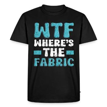 Restaurateur Meubles rembourrés - T-shirt Premium bio Homme - noir - Devant - Nico (187cm)