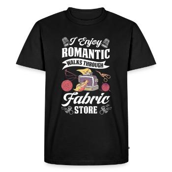 Restaurateur Meubles rembourrés - T-shirt Premium bio Homme - noir - Devant - Nico (187cm)