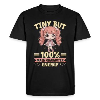 Anime Chibi Kawaii - T-shirt Premium bio Homme - noir - Devant - Nico (187cm)