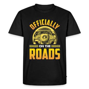 Driving School Driving Instructor - Men's Premium Organic T-Shirt - black - Front - Nico (187cm)