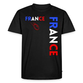 Rugby Joueur Fan Rugby Supporter la Rugby France - T-shirt Premium bio Homme - noir - Devant - Nico (187cm)
