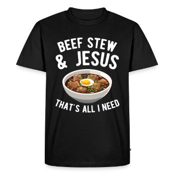 Nourriture drôle de Thanksgiving -fans Meme - T-shirt Premium bio Homme - noir - Devant - Nico (187cm)