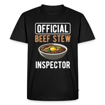 Nourriture drôle de Thanksgiving -fans Meme - T-shirt Premium bio Homme - noir - Devant - Nico (187cm)