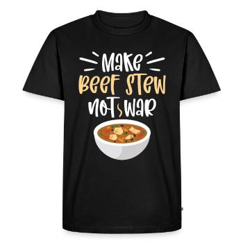 Nourriture drôle de Thanksgiving -fans Meme - T-shirt Premium bio Homme - noir - Devant - Nico (187cm)