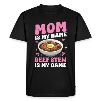 Nourriture drôle de Thanksgiving -fans Meme - T-shirt Premium bio Homme - noir - Devant - Nico (187cm)