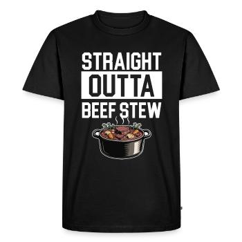 Nourriture drôle de Thanksgiving -fans Meme - T-shirt Premium bio Homme - noir - Devant - Nico (187cm)