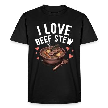 Nourriture drôle de Thanksgiving -fans Meme - T-shirt Premium bio Homme - noir - Devant - Nico (187cm)
