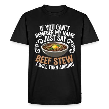 Nourriture drôle de Thanksgiving -fans Meme - T-shirt Premium bio Homme - noir - Devant - Nico (187cm)