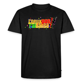 J'peux pas j'ai danse - T-shirt Premium bio Homme - noir - Devant - Nico (187cm)