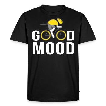 Vélo velo good mood - T-shirt Premium bio Homme - noir - Devant - Nico (187cm)
