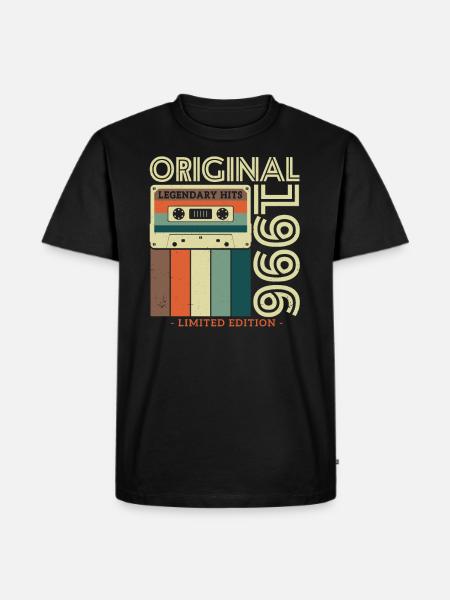 Cadeau Millésime 1996 - T-shirt Premium bio Homme - noir