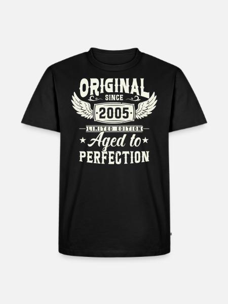 Legendary year of birth 2005 - Men's Premium Organic T-Shirt - black
