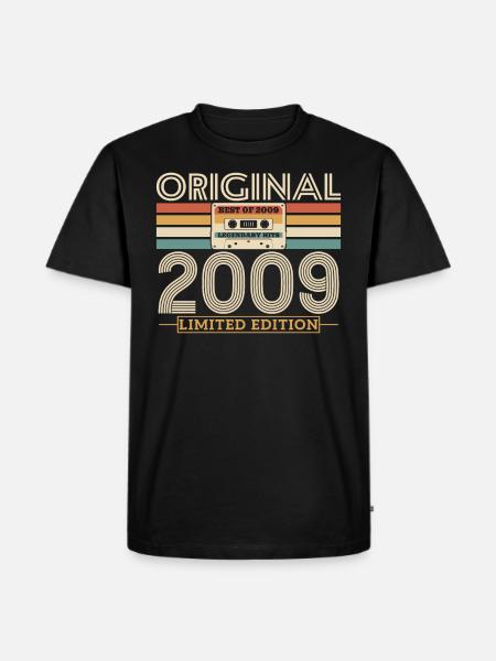 Legendary since 2009 - Men's Premium Organic T-Shirt - black