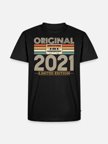 Cadeau rétro 2021 - T-shirt Premium bio Homme - noir