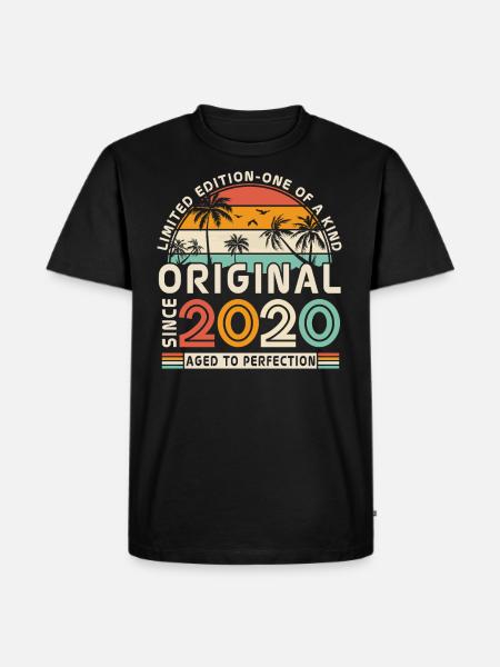 Legendary 2020 Birthday Gift - Men's Premium Organic T-Shirt - black