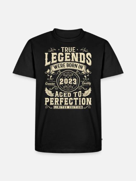 Legendary 2023 Birthday - Men's Premium Organic T-Shirt - black