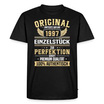 Vintage Geburtstagsgeschenk 26/27, Limitiert '97 - T-shirt Premium bio Homme - noir - Devant - Nico (187cm)