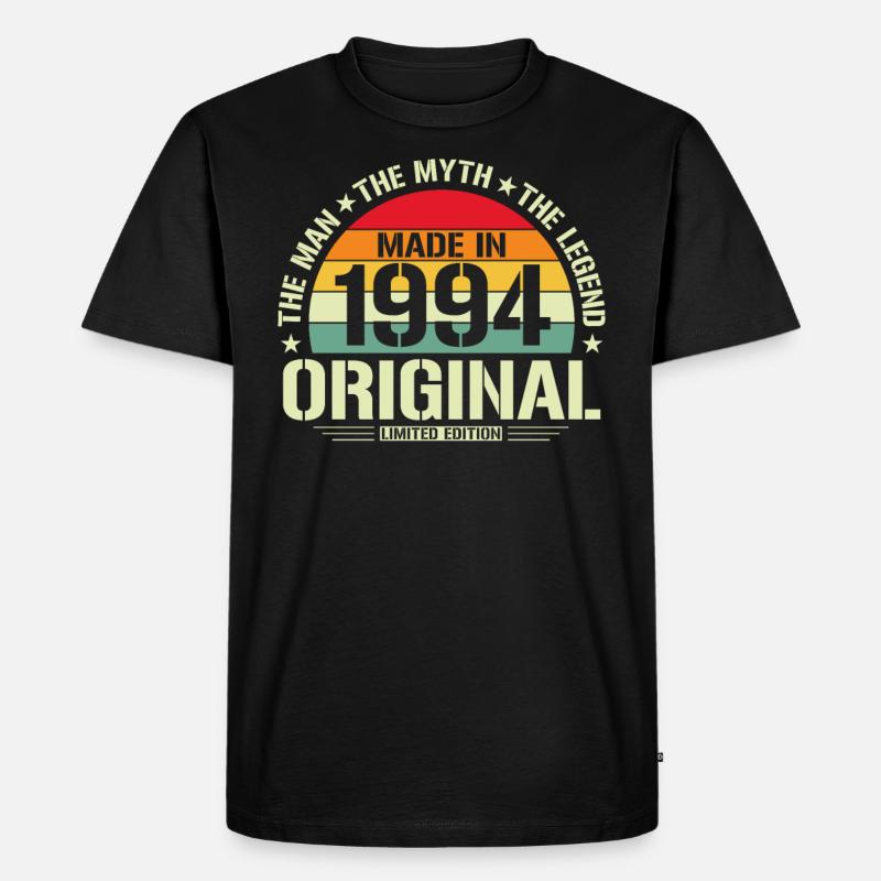 Unbyable - 1994 Légendes - T-shirt Premium bio Homme - noir