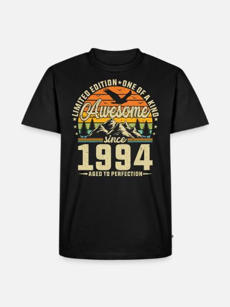 1994 - Birthday Legend - Men's Premium Organic T-Shirt - black