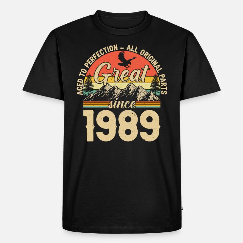 1989 - Une année légendaire - T-shirt Premium bio Homme - noir
