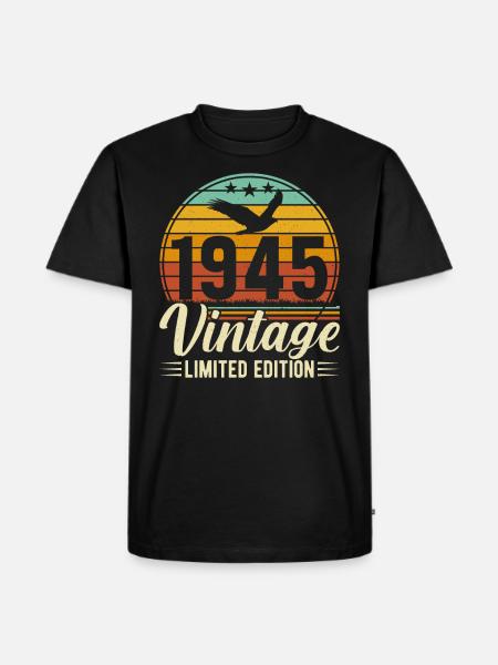 1945 - A timeless masterpiece - Men's Premium Organic T-Shirt - black