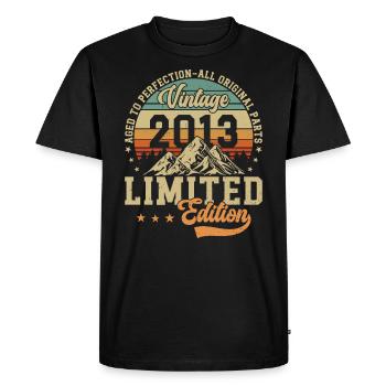 Millésime 2013 : un trésor légendaire pour les 10 ans - T-shirt Premium bio Homme - noir - Devant - Nico (187cm)