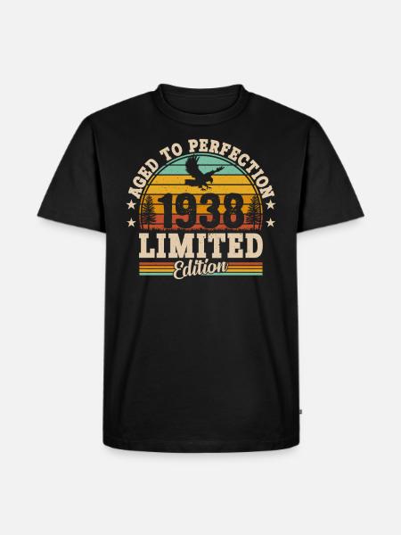 86 years of legend 1938 - Men's Premium Organic T-Shirt - black