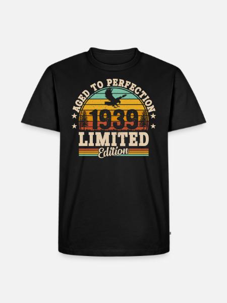 Legendary 85th birthday in 1939 - Men's Premium Organic T-Shirt - black