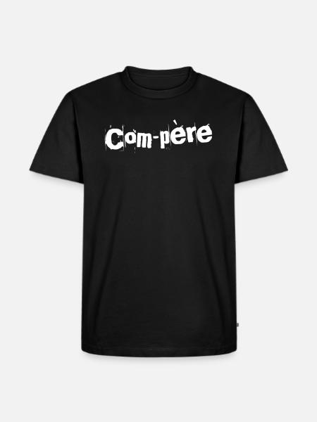 Papa Compagnon - T-shirt Premium bio Homme - noir