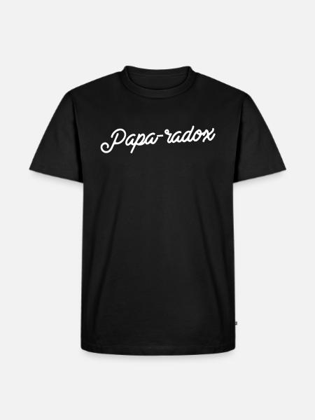 Papa-radox Chic - T-shirt Premium bio Homme - noir