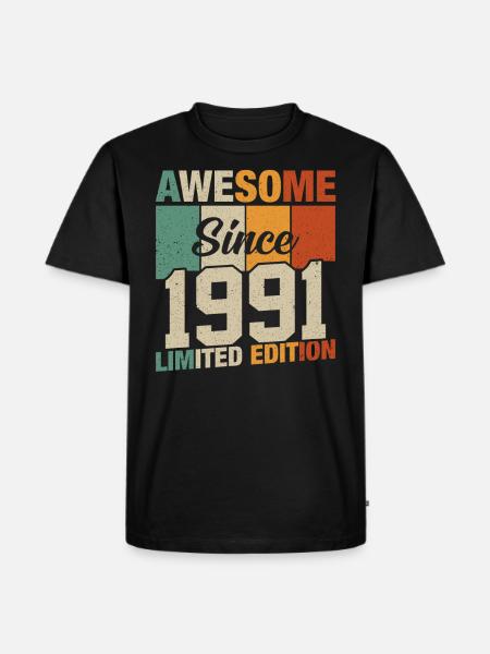 Legends of 1991 - Men's Premium Organic T-Shirt - black