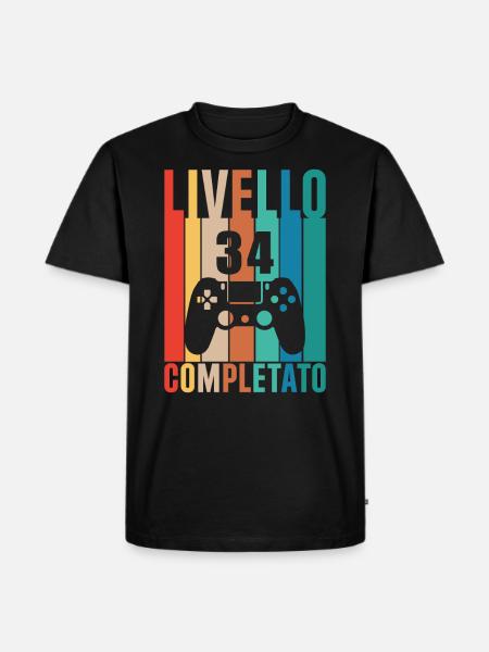 Level 34 - Men's Premium Organic T-Shirt - black