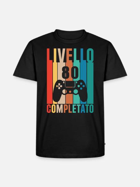 Level 80 - Men's Premium Organic T-Shirt - black
