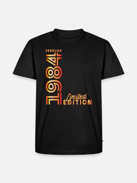 Édition anniversaire de février 1984 - T-shirt Premium bio Homme - noir