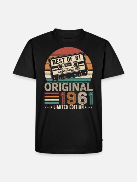Birthday legend 2011 - Men's Premium Organic T-Shirt - black