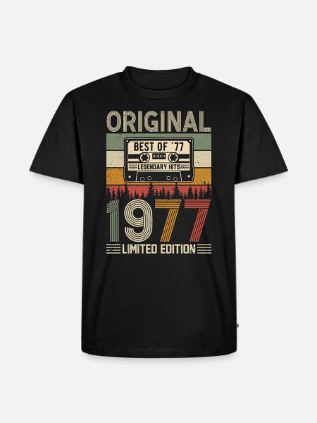 Millésime 1979 Anniversaire - T-shirt Premium bio Homme - noir