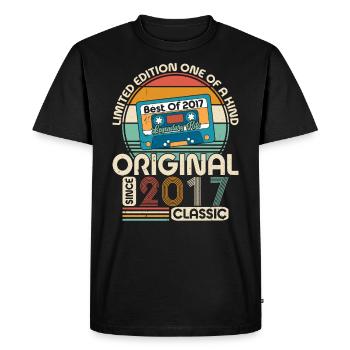 Joie du Jubilé 2017 - T-shirt Premium bio Homme - noir - Devant - Nico (187cm)