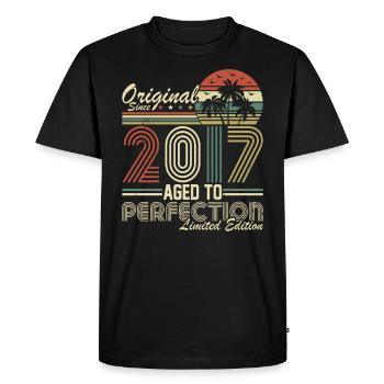 2017 - 2017 vintage - Fantastic since 2017 - Men's Premium Organic T-Shirt - black - Front - Nico (187cm)