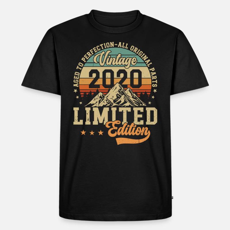 2020 - Männer Premium Bio T-Shirt - Schwarz